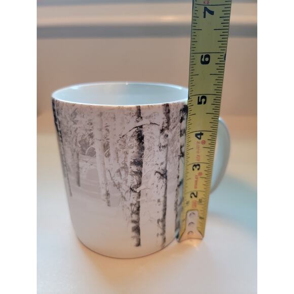 Robert Stanley Coffee Tea Mug Christmas Winter Scene Christmas Porcelain White - Picture 6 of 8